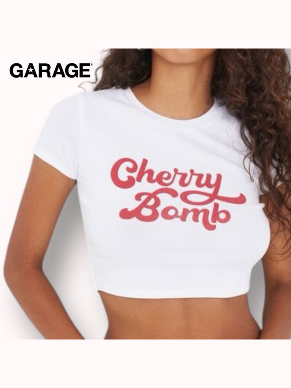 Garage Stormi cropped graphic tee